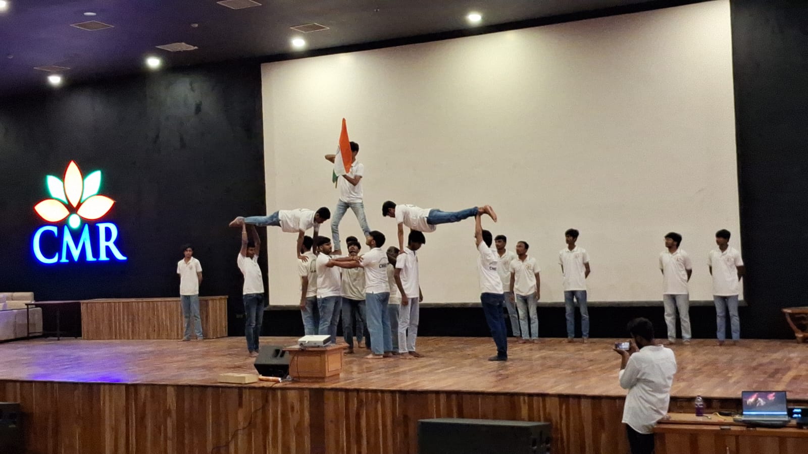 HSGA Orientation 2K25 stage pyramid performance