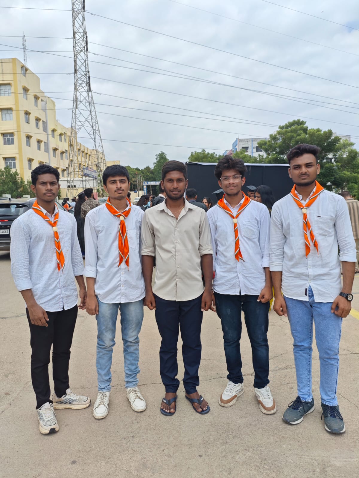 Volunteer work during CMRIT Graduation Day